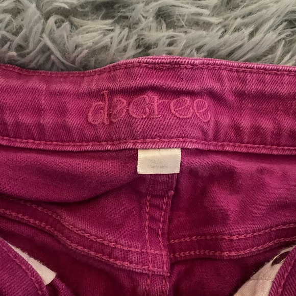 Pink Decree Jean Shorts - Picture 3 of 3